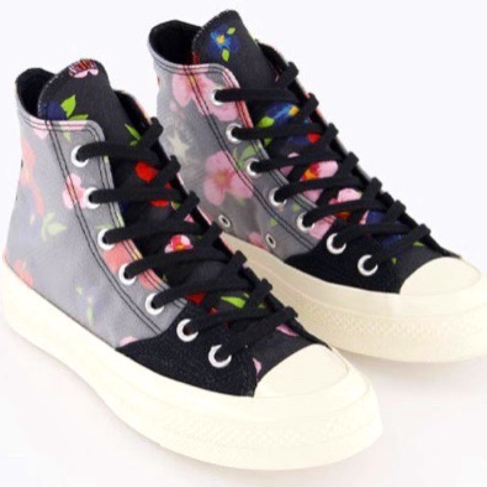 NIB Converse All Star Hi Egret Floral Chuck 70 - Picture 4 of 7